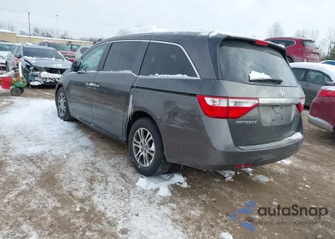 2011 Honda Odyssey Ex-L from USA, damaged, VIN 5FNRL5H60BB039566